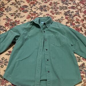 Classic Green Button-Down Shirt